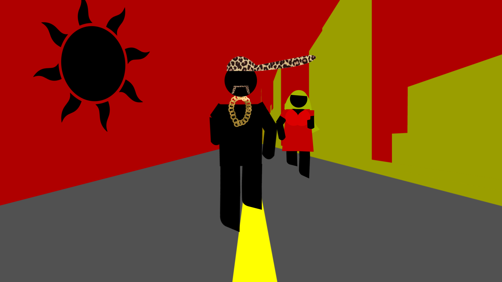 A still of the Paranoia music video