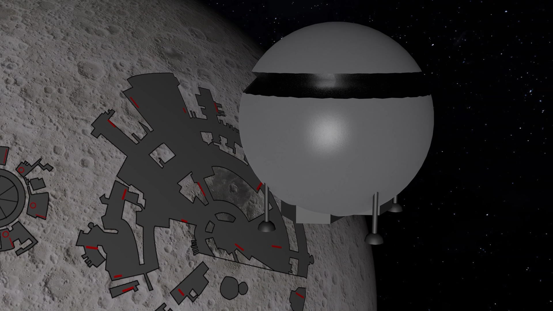 A Still from the 2001: A Space Odyssey Title Sequence