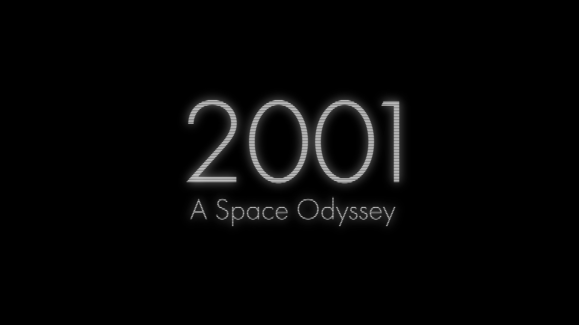 A Still from the 2001: A Space Odyssey Title Sequence