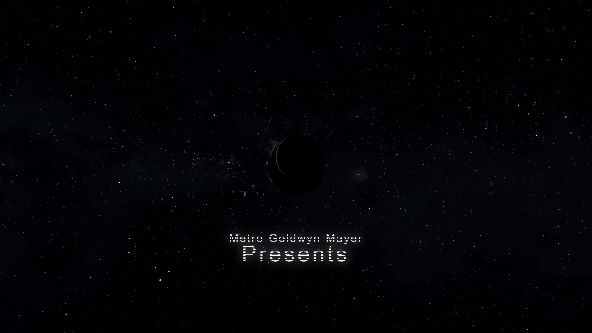 A Still from the 2001: A Space Odyssey Title Sequence