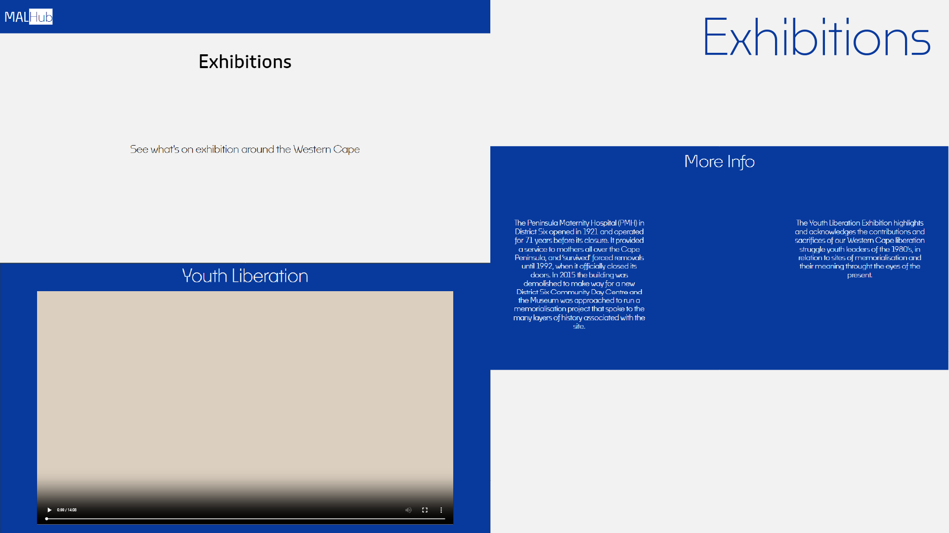 An excerpt of the MALHub Webpage Proposal