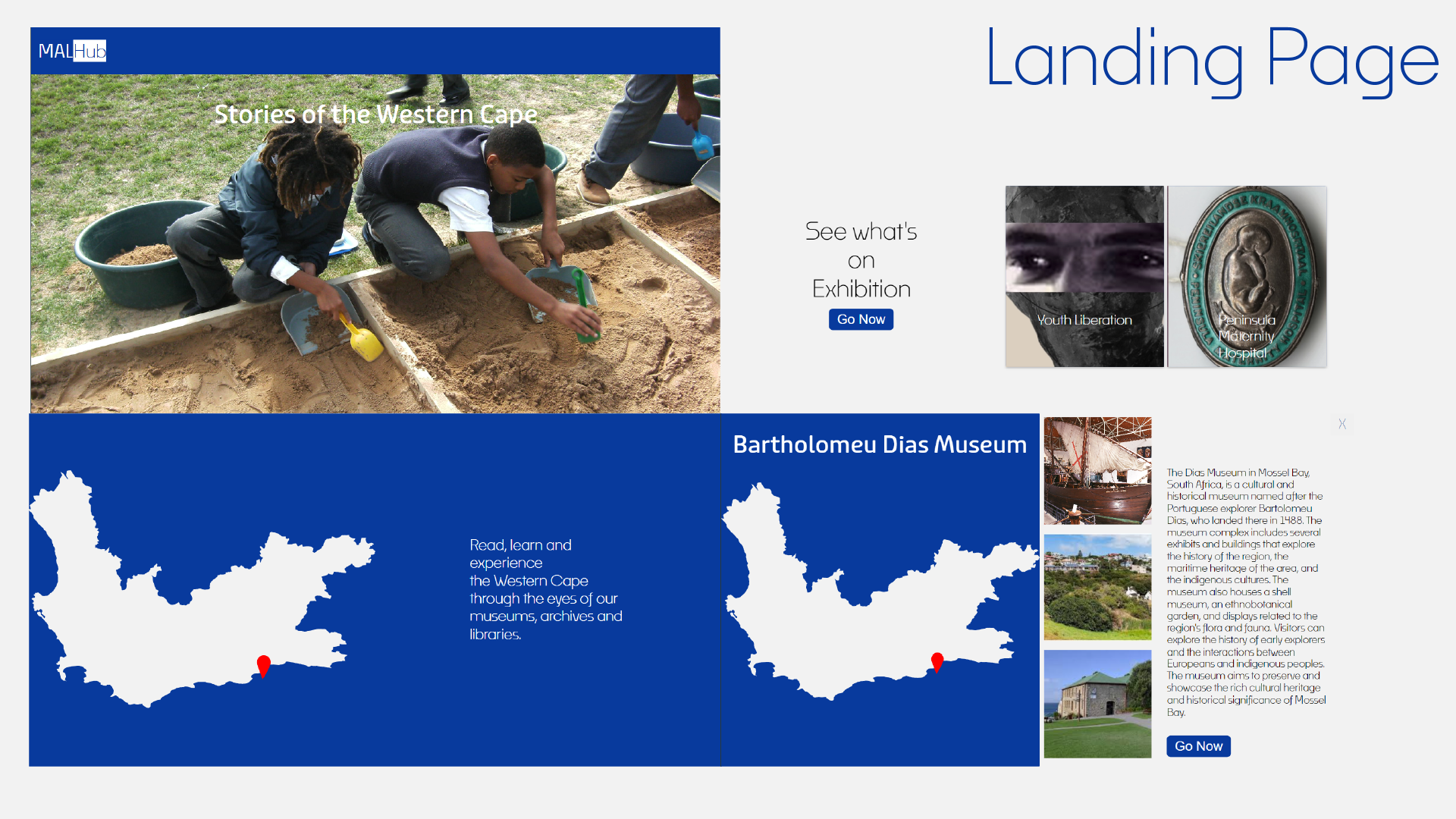An excerpt of the MALHub Webpage Proposal